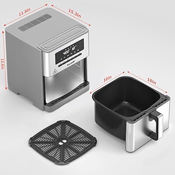 キッチン家電 Air Fryer Amazon.com: ASZ Digital Air Fryer 4.5qt with Window - Small